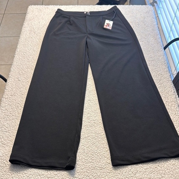 Sincerly Jules Pants - Sincerely Jules Black wide Leg Trousers